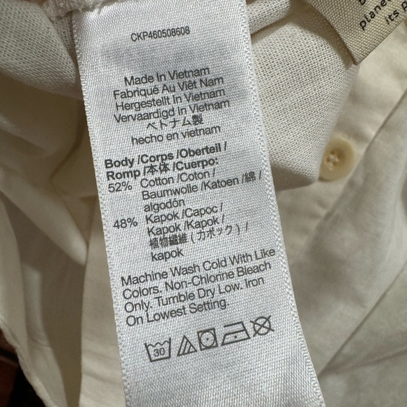 Medewell (Re)sponsible V-Neck Button-Back Sleeveless Top - Picture 11 of 11